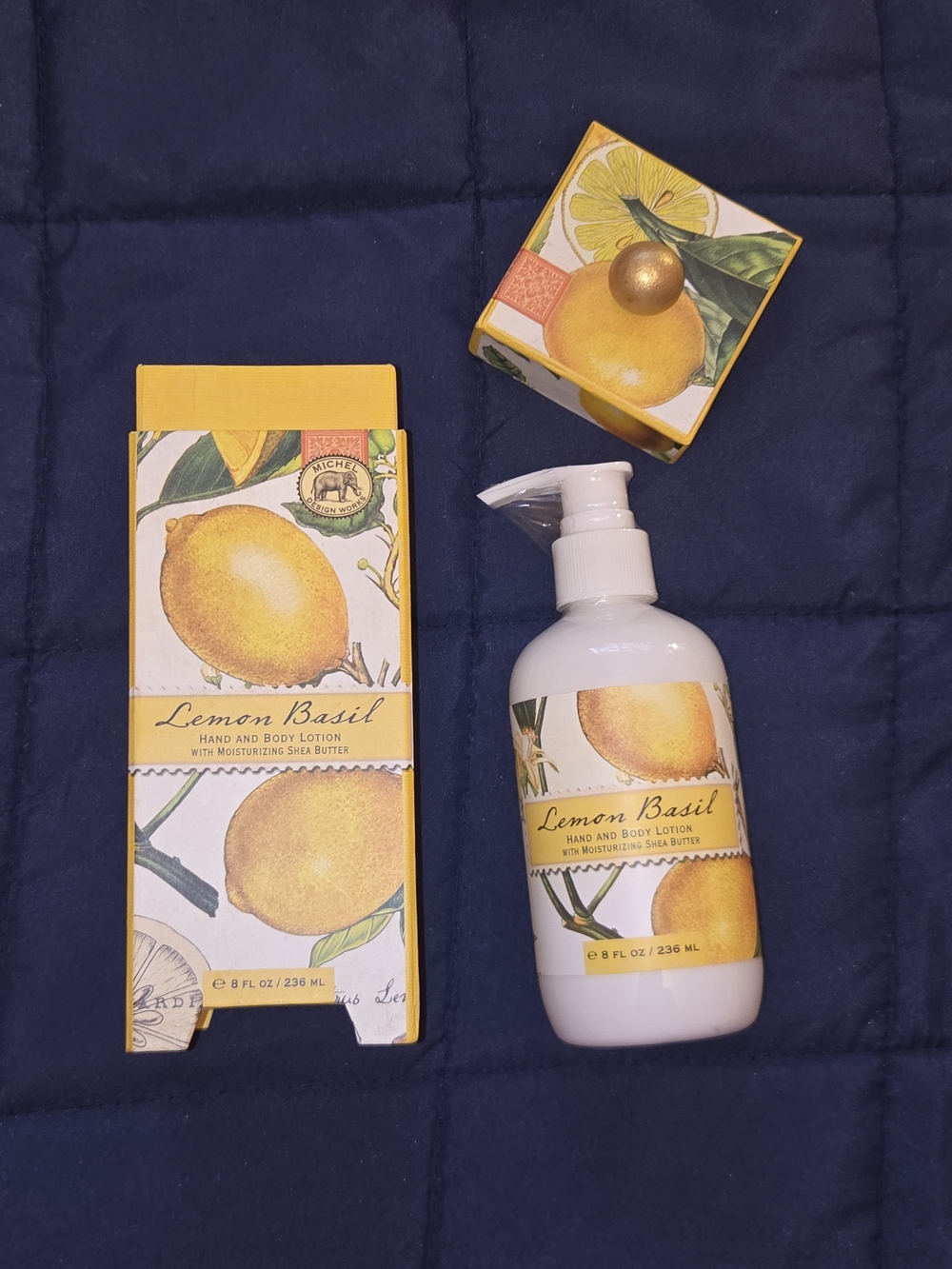Lemon Basil Hand & Body Lotion - 8 fl oz - Moisturizing Shea Butter